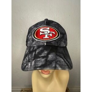 NFL San Francisco 49ers Women's OS Adjustable Hat Tie Dye Wash